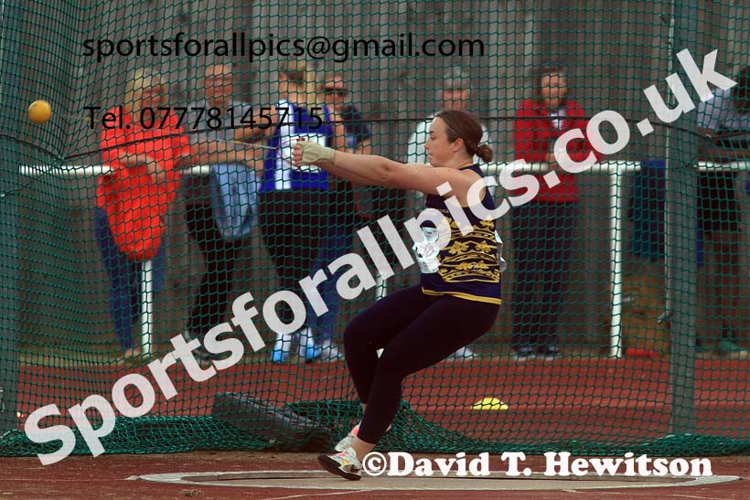 Senior Womens hammer, 2024 Northern Senior and Under-20s Track and Field Champs, Middlesbrough.  Photo: David T. Hewitson/Sports for All Pics